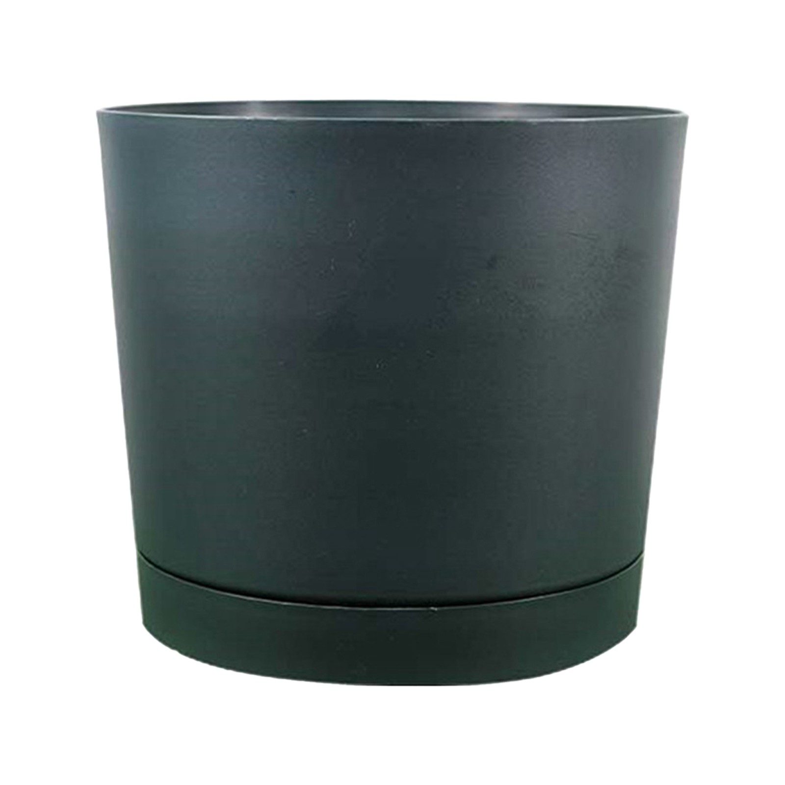 thumbnail image 2 of Macetas de plástico negro para plantas de interior de 20 cm con agujeros de drenaje y platillos. Maceteros modernos para plantas de interior, suculentas y flores. Rebajas para exterior., 2 of 2